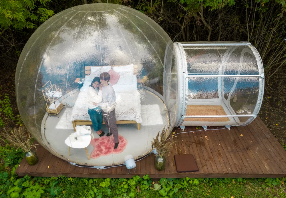 outdoor bubble tent